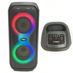 Caixa de som amplificada 120W RMS com Bluetooth TWS Radio FM - CT120