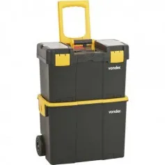 Caixa plástica para ferramentas com rodas 46 x 26 x 62,5 cm - CRV0300