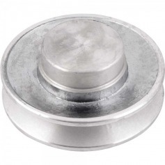 Polia de alum�nio 1 canal A-80 mm sem furo