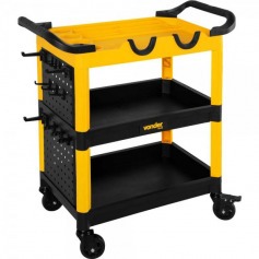 Carrinho para detalhamento automotivo 3 bandejas - CAV 100