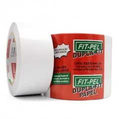 Fita adesiva dupla face 48 mm x 30 metros com 2 peças  - 10703806