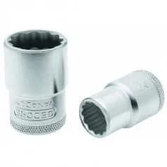 Soquete estriado 33 mm encaixe de 1/2