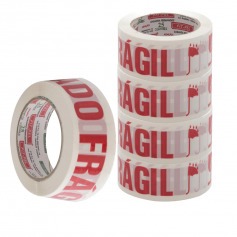 Fita adesiva 48 mm x 50 metros Cuidado Frgil com 5 peas - 20000045