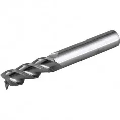 Fresa top 8,0 mm em metal duro com 3 cortes