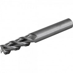 Fresa topo 10,0 mm em metal duro com 3 cortes