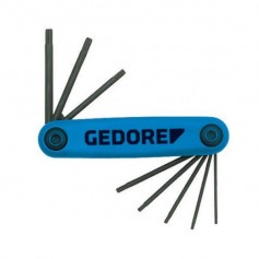 Jogo de chave hexalobular T9 a T40 com 8 pe�as- 43TXSCL