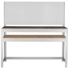 Bancada desmont�vel com 1 prateleira e painel perfurado - BM-U