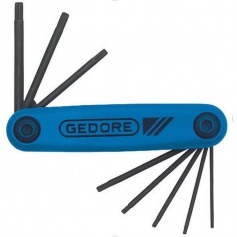 Jogo de chave hexalobular T6 a T25 com 8 peças 43TXSCL Jogo de chave hexalobular T6 a T25 com 8 peças 43TXSCL