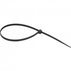 Abracadeira de nylon preta 4,8 mm x 40 cm com 100 peas