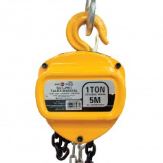 Talha manual 1 tonelada com corrente de 5 metros - SGT-PRO