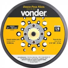 Disco com sistema fixa fácil 150 mm para LRV 350B