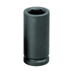 Soquete sextavado longo de impacto 24 mm com encaixe de 3/4 Soquete sextavado longo de impacto 24 mm com encaixe de 3/4