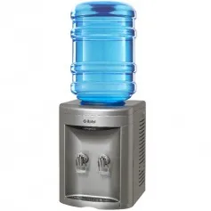 Bebedouro de mesa refrigerado por compressor para garrafão de 10 ou 20 L prata - Compact