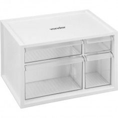 Organizador plstico com 4 gavetas - OPV 0234