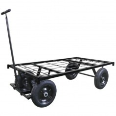 Carro plataforma com tampo em grade de aço capacidade de 600 kg - MP-600G Carro plataforma com tampo em grade de aço capacidade de 600 kg - MP-600G