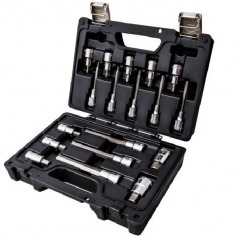 Jogo de soquete com ponta allen 4 a 19 mm encaixe 1/2