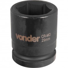 Soquete sextavado de impacto 29 mm encaixe 3/4
