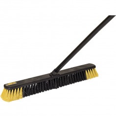 Vassoura tipo gari cepa plstica cerda macia - VD 610