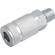Engate rpido macho para ar comprimido rosca 1/4