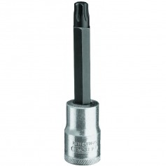 Chave soquete tipo hexalobular longa t-50 encaixe 1/2 Chave soquete tipo hexalobular longa t-50 encaixe 1/2