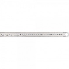 Escala métrica em aço inoxidável 300 mm Escala métrica em aço inoxidável 300 mm