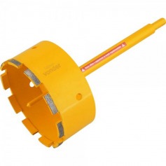 Serra copo diamantada 120 mm com encaixe de 3/8