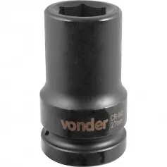 Soquete sextavado de impacto longo 27 mm encaixe 1