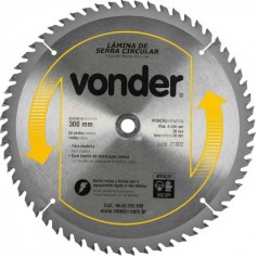 Disco de serra 300 mm x 30 mm 60 dentes Disco de serra 300 mm x 30 mm 60 dentes