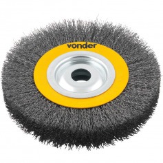 Escova de a�o circular ondulada 6 x 1 x 3/4