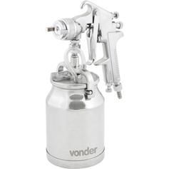 Pistola de pintura baixa produo caneca em alumnio com bico de 1,8 mm - PSV 100