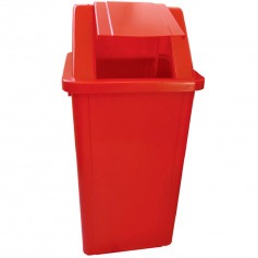 Cesto coletor de lixo 60L tampa basculante Sem adesivo - CV61VM