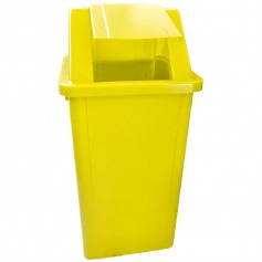 Cesto coletor de lixo 60L tampa basculante Sem adesivo  - CV61