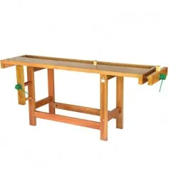 Bancada para marceneiro 2,00 x 0,55 x 0,90 m com 2 morsas - RLLMAD200