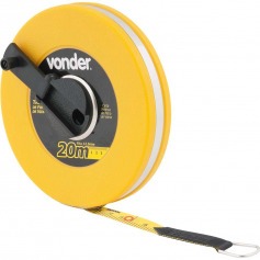 Trena de fibra de vidro 20 metros com caixa fechada Trena de fibra de vidro 20 metros com caixa fechada
