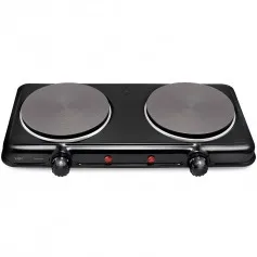 Fogão elétrico de mesa portátil 2 bocas 2.000W - Double Cook