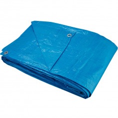 Lona de polietileno 7 x 4 m 100 micra azul