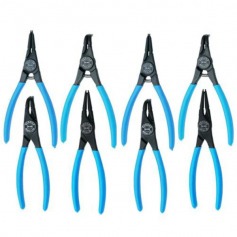 Jogo de alicates para anéis internos e externos 8 peças - C8000A-J8 Jogo de alicates para anéis internos e externos 8 peças - C8000A-J8