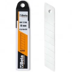 Lâmina para estilete 18 mm 10 unidades com estojo - BW 1771RL
