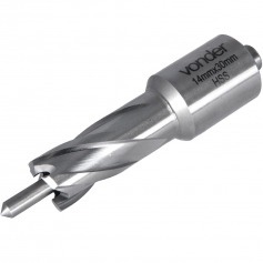 Broca anular encaixe Weldon 14 x 30 mm Aço rápido Broca anular encaixe Weldon 14 x 30 mm Aço rápido