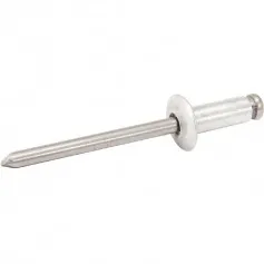 Rebite de repuxo em aluminio 4,8 x 22 mm com 50 peças