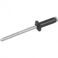Rebite de repuxo 4 x 12 mm 412 preto 1000 peças