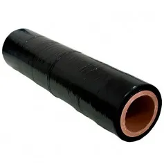 Filme plástico stretch 500 mm 30 micra 4,0 kg preto