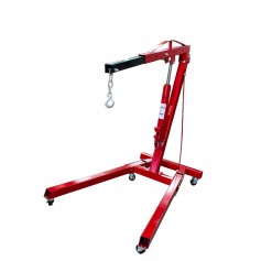 Guincho hidráulico dobrável 2T com prolongador rodagem de ferro Guincho hidráulico dobrável 2T com prolongador rodagem de ferro