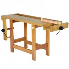 Bancada para marceneiro 1,60 x 0,55 x 0,90 m com 2 morsas - RLLMAD160 Bancada para marceneiro 1,60 x 0,55 x 0,90 m com 2 morsas - RLLMAD160