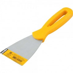 Espátula de aço laminado 60 mm com cabo plástico Espátula de aço laminado 60 mm com cabo plástico