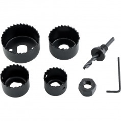 Jogo de serras copo aço carbono com 6 peças Jogo de serras copo aço carbono com 6 peças