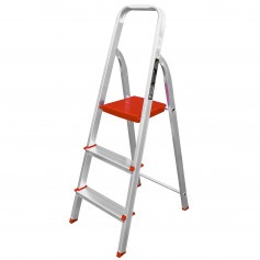 Escada de alumnio 3 degraus residencial - ESC0062