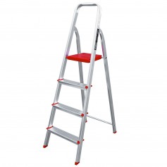 Escada de alumnio 4 degraus residencial - ESC0063