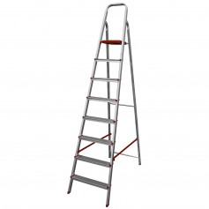 Escada de alumnio 8 degraus residencial - ESC0067