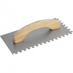 Desempenadeira de aço dentada 250 x 120 mm Desempenadeira de aço dentada 250 x 120 mm